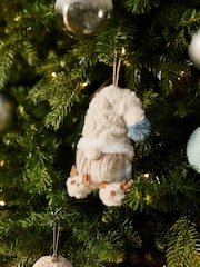 Natural Skandi Gonk Plush Christmas Bauble - Image 1 of 3