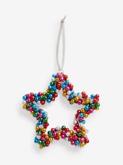 Multi Bright Bell Star Christmas Bauble - Image 3 of 3