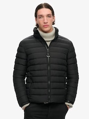 Superdry Black Fuji Printed Padded Jacket - Image 2 of 3