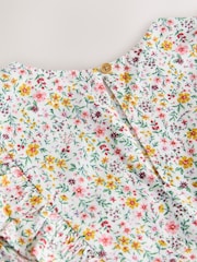 Multi Pink Ditsy Long Sleeve Blouse (3-16yrs) - Image 9 of 9