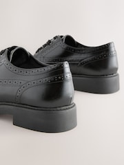 Preto - Tênis Chunky Brogue Forever Comfort ® com cadarço - Imagem 8 de 9