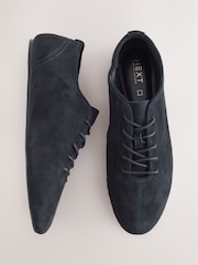 Black Forever Comfort® Premium Leather Soft Lace-Up Shoes - Image 1 of 5