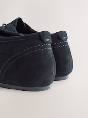 Black Forever Comfort® Premium Leather Soft Lace-Up Shoes - Image 4 of 5