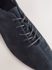 Black Forever Comfort® Premium Leather Soft Lace-Up Shoes - Image 5 of 5