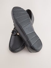 Negro - Forever Comfort® Leather Trim Driver Loafers - Imagen 5 de 6
