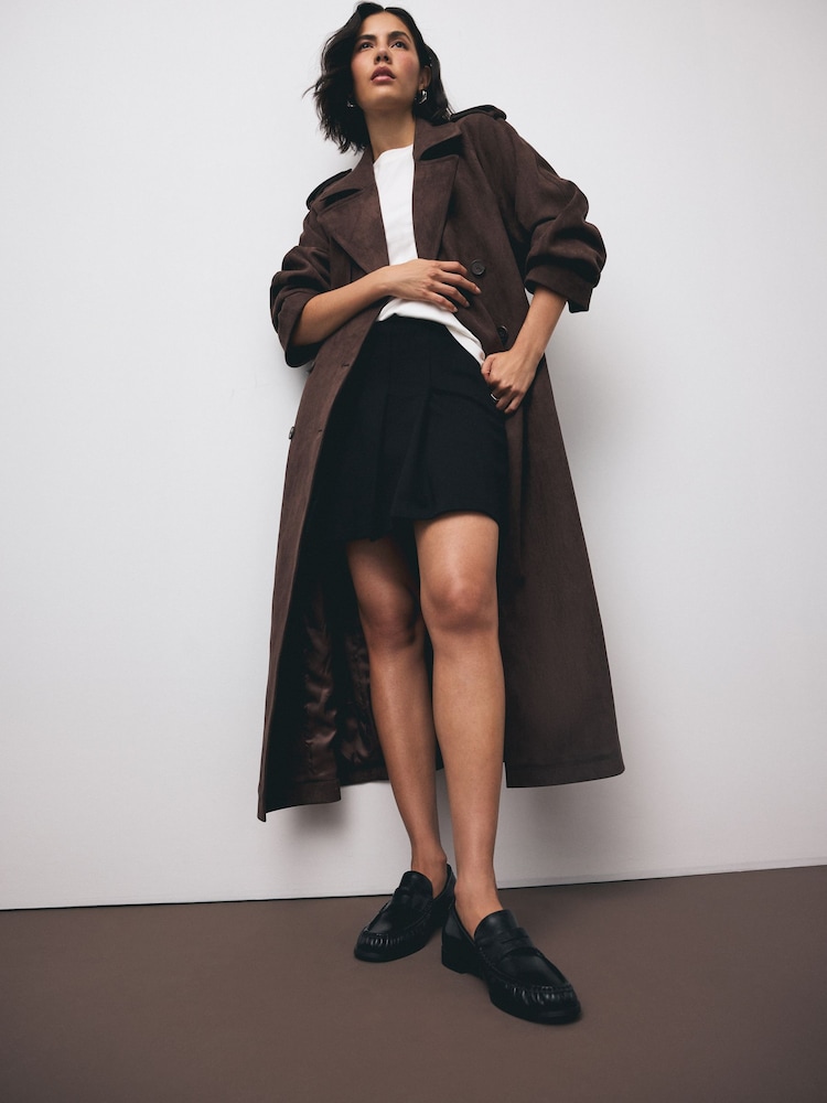 Black Forever Comfort® Premium Leather With Motionflex Ruched Loafers - Image 5 of 5