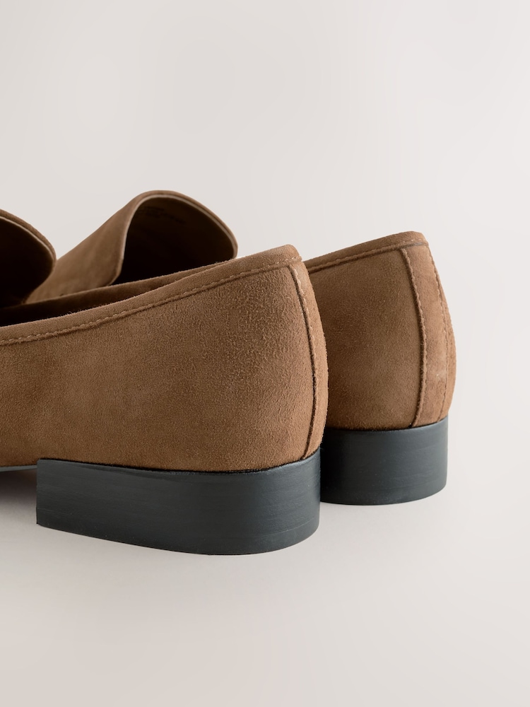 Tan Brown Forever Comfort® Leather Round Toe Clean Loafers - Image 11 of 11 Tan Brown Forever Comfort® Leather Round Toe Clean Loafers - Image 11 of 11