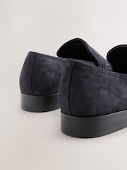 Navy Forever Comfort® Leather Round Toe Clean Loafers - Image 11 of 11