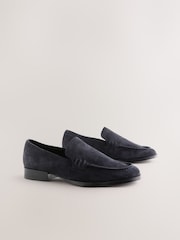 Navy Forever Comfort® Leather Round Toe Clean Loafers - Image 2 of 11
