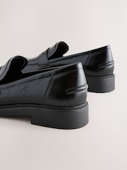 Black Forever Comfort® Round Toe Chunky Platform Loafers - Image 10 of 10