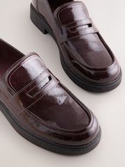 Berry Red - Forever Comfort® Round Toe Chunky Platform Loafers - Imagem 10 de 11
