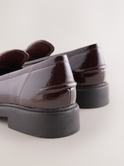Berry Red - Forever Comfort® Round Toe Chunky Platform Loafers - Imagem 11 de 11