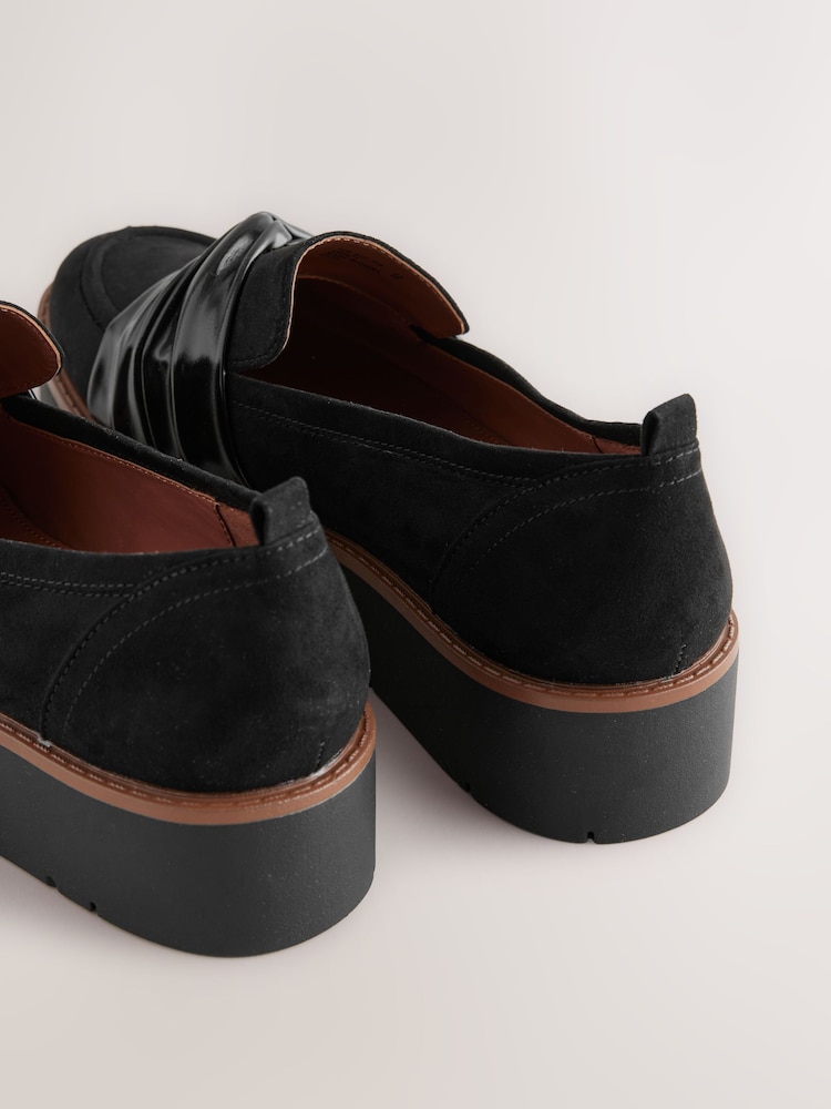 Preto - Forever Comfort® Chunky Twist Loafers - Imagem 9 de 9