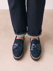 Marinha - Forever Comfort® Chunky Twist Loafers - Imagem 1 de 6