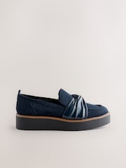 Marinha - Forever Comfort® Chunky Twist Loafers - Imagem 4 de 6