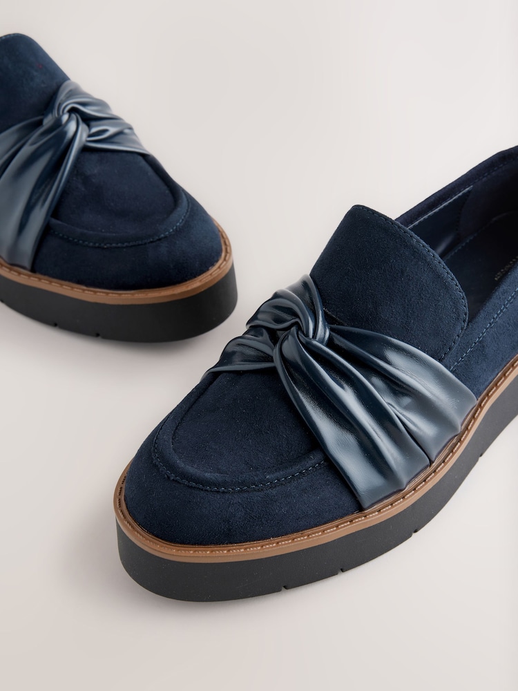 Marinha - Forever Comfort® Chunky Twist Loafers - Imagem 6 de 6
