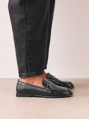 Preto - Mocassins Forever Comfort ® Trim com bico redondo - Imagem 1 de 8
