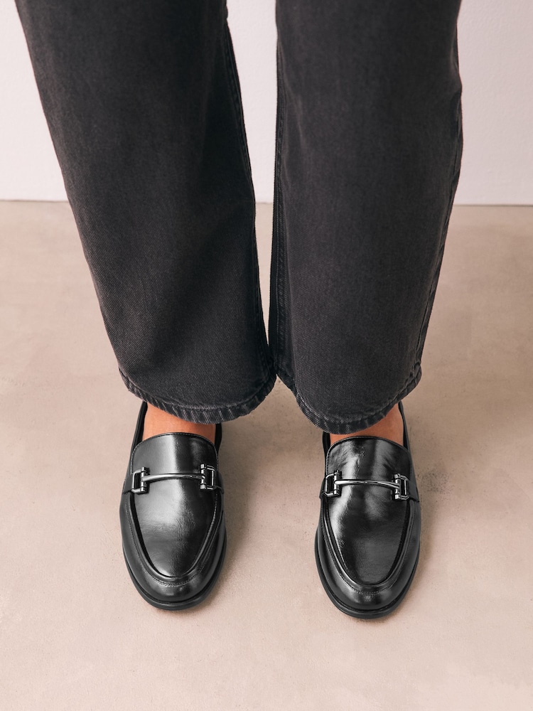 Preto - Mocassins Forever Comfort ® Trim com bico redondo - Imagem 2 de 8