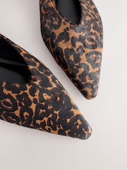 Leopard Forever Comfort® Premium Leather Pointed Toe Ballerinas - Image 5 of 5