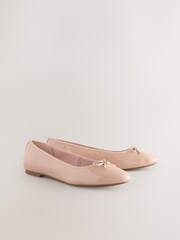 Blush Pink Patent - Forever Comfort® Round Toe Ballerina Shoes - Bild 6 von 9