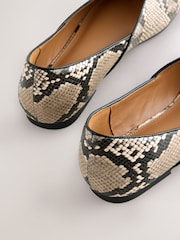 Snake Forever Comfort® Square Toe Ballerinas - Image 10 of 10