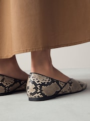 Snake Forever Comfort® Square Toe Ballerinas - Image 5 of 10