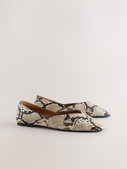Snake Forever Comfort® Square Toe Ballerinas - Image 7 of 10