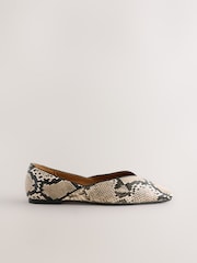 Snake Forever Comfort® Square Toe Ballerinas - Image 8 of 10