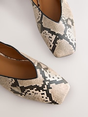 Snake Forever Comfort® Square Toe Ballerinas - Image 9 of 10