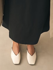Bone Croc Forever Comfort® Square Toe Ballerinas - Image 1 of 10
