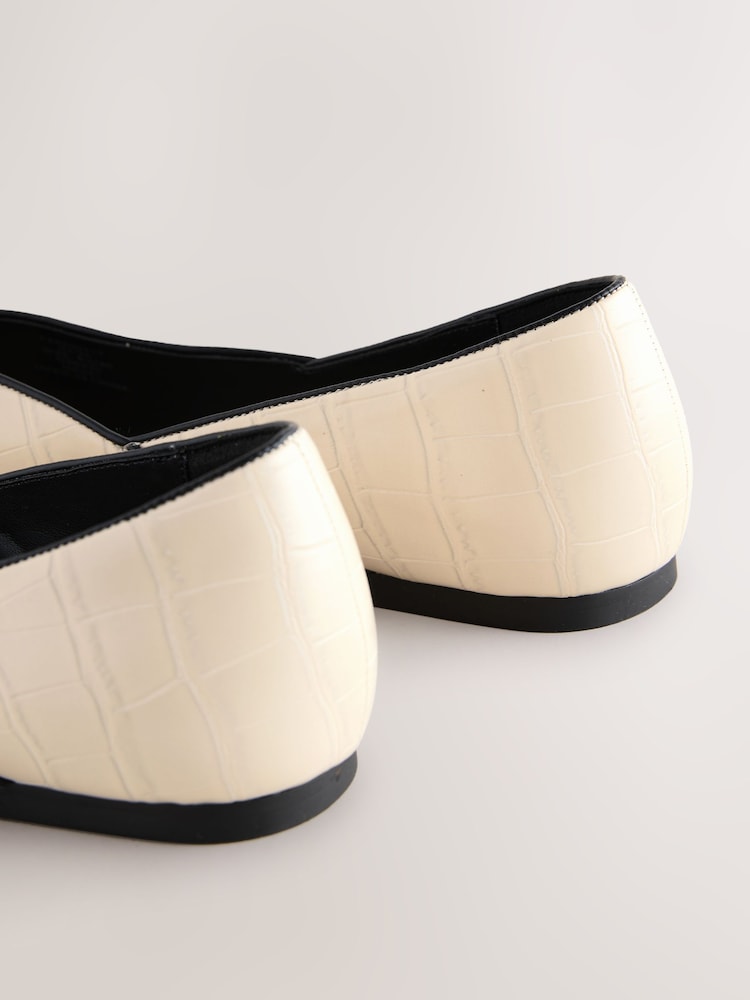 Bone Croc Forever Comfort® Square Toe Ballerinas - Image 10 of 10