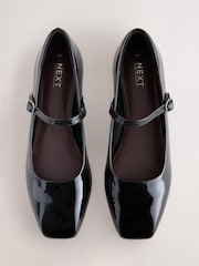 Black Patent Forever Comfort® Square Toe Mary Jane Shoes - Image 5 of 7