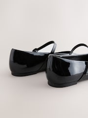 Black Patent Forever Comfort® Square Toe Mary Jane Shoes - Image 6 of 7