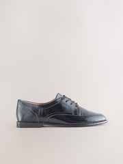Black Forever Comfort® Formal Round Toe Lace Up Shoes - Image 3 of 5