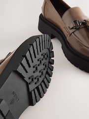 Mocha Brown Forever Comfort Chunky Platform Tassel Loafers - Image 5 of 5