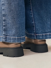 Mocha Brown Forever Comfort® Chunky Platform Tassel Loafers - Image 6 of 11