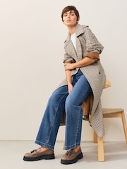 Mocha Brown Forever Comfort® Chunky Platform Tassel Loafers - Image 7 of 11