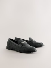 Grey Forever Comfort® Trim Hardware Round Toe Loafers - Image 7 of 10