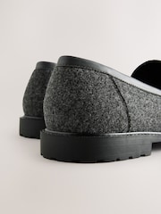Grey Forever Comfort® Trim Hardware Round Toe Loafers - Image 9 of 10