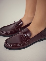 Rouge bordeaux - Mocassins à bout froncé Forever Comfort® Nœud détail - Image 11 de 11