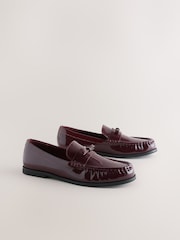 Rouge bordeaux - Mocassins à bout froncé Forever Comfort® Nœud détail - Image 8 de 11