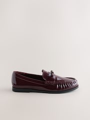 Rouge bordeaux - Mocassins à bout froncé Forever Comfort® Nœud détail - Image 9 de 11