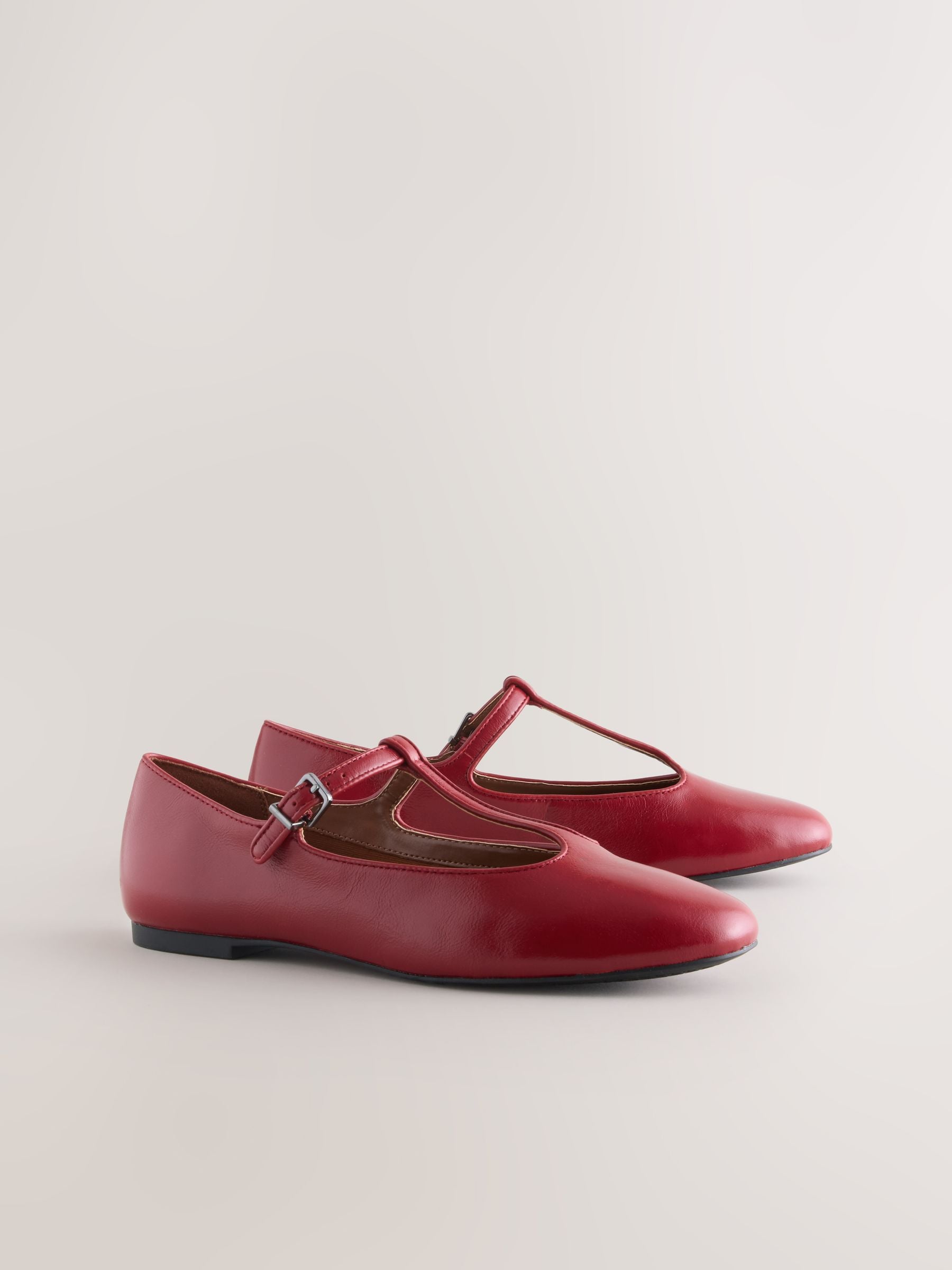 Buy Red Forever Comfort® Leather T-Bar Mary Jane Shoes from Next USA