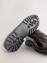 Rojo burdeos - Forever Comfort® Patent Chunky Loafers - Imagen 5 de 9