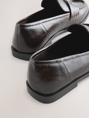 Chocolate Brown Forever Comfort® Round Toe Penny Loafers - Image 5 of 5