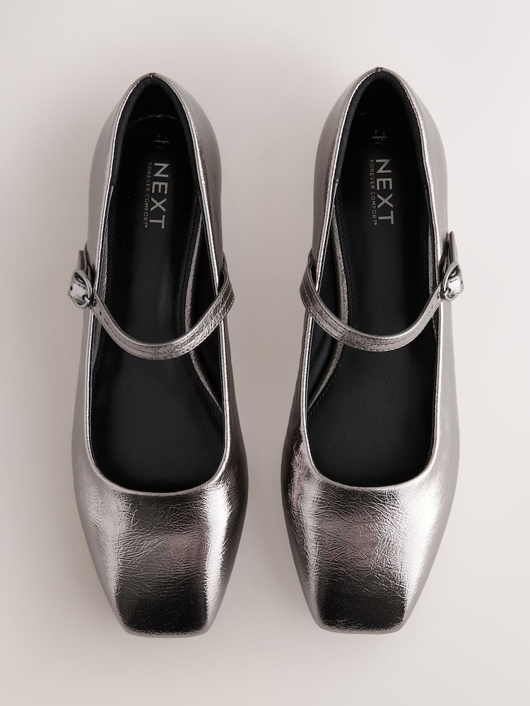 Zinn - Forever Comfort Mary Jane-Schuhe mit quadratischer Zehenpartie - Bild 1 von 9 Zinn - Forever Comfort Mary Jane-Schuhe mit quadratischer Zehenpartie - Bild 1 von 9