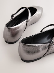 Pewter Forever Comfort® Square Toe Mary Jane Shoes - Image 8 of 9