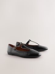 Negro - Forever Comfort® Leather T-Bar Mary Jane Shoes - Imagen 2 de 13