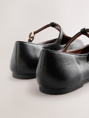 Negro - Forever Comfort® Leather T-Bar Mary Jane Shoes - Imagen 5 de 13