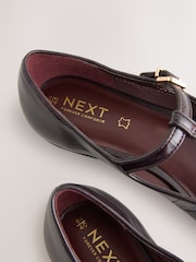 Rojo burdeos - Forever Comfort® Leather T-Bar Mary Jane Shoes - Imagen 5 de 11